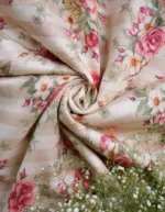 PRINTED SILK COTTON