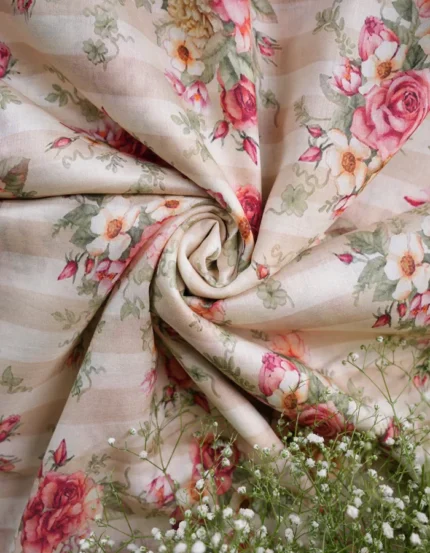 PRINTED SILK COTTON