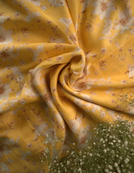 PRINTED SILK COTTON