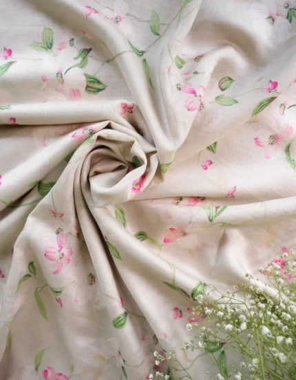 PRINTED SILK COTTON