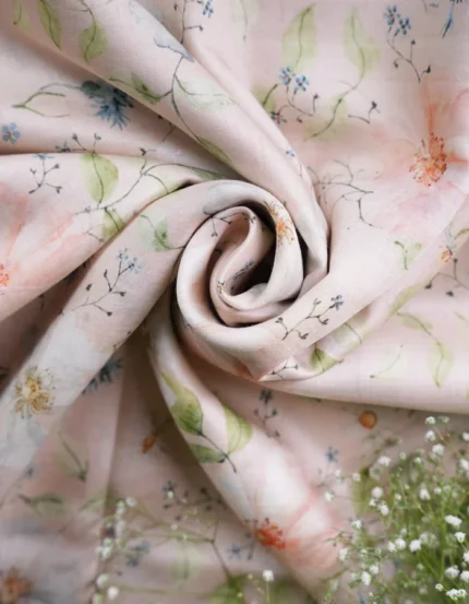 PRINTED SILK COTTON