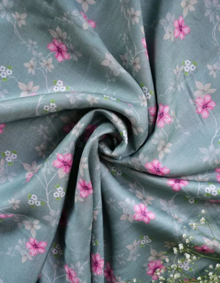 PRINTED SILK COTTON