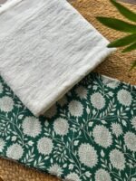LINEN TOP AND TEPCHI KOTA DUPATTA - Image 3