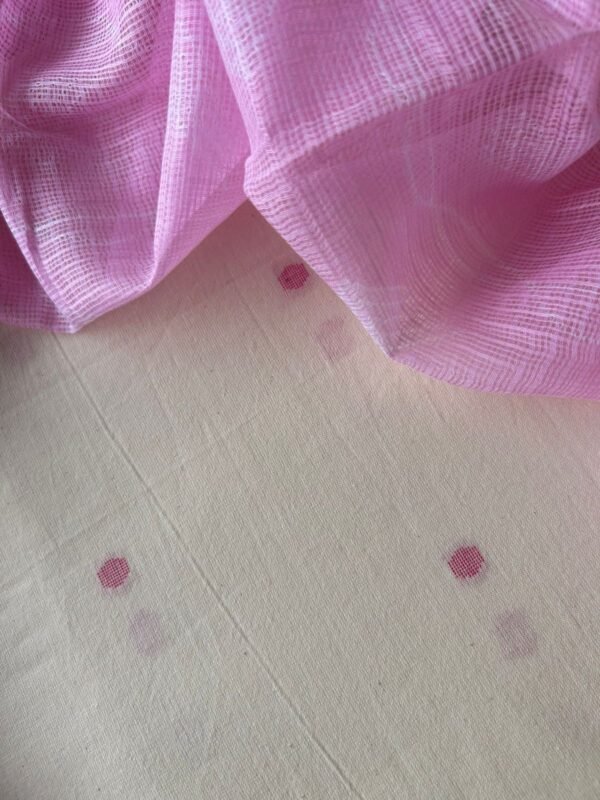 JAMDANI COTTON AND SHIBORI KOTA DUPATTA - Image 2