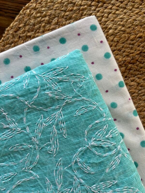 IMG_4709 3 TEPCHI KOTA COTTON TOP AND HANDBLOCK PRINTED BOTTOM - Image 2