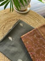 CHANDERI TOP AND SOZNI CHANDERI DUPATTA - Image 5