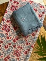 HANDBLOCK PRINTED TOP AND KOTA DUPATTA - Image 2