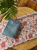 HANDBLOCK PRINTED TOP AND KOTA DUPATTA - Image 4