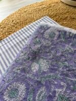 COTTON STRIPES AND KOTA PRINTED DUPATTA - Image 4