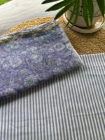 COTTON STRIPES AND KOTA PRINTED DUPATTA - Image 3