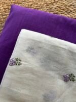 COTTON TOP AND EMBROIDED CHANDERI DUPATTA - Image 3