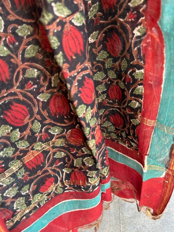 IMG_5425 COTTON TOP AND CHANDERI DUPATTA - Image 6