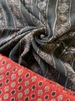 AJRAK KOTA TOP AND DUPATTA - Image 4