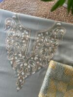 COTTON KASHMIRI AARI WORK TOP BOTTOM AND DUPATTA - Image 5