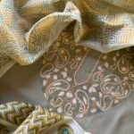 COTTON KASHMIRI AARI WORK TOP BOTTOM AND DUPATTA