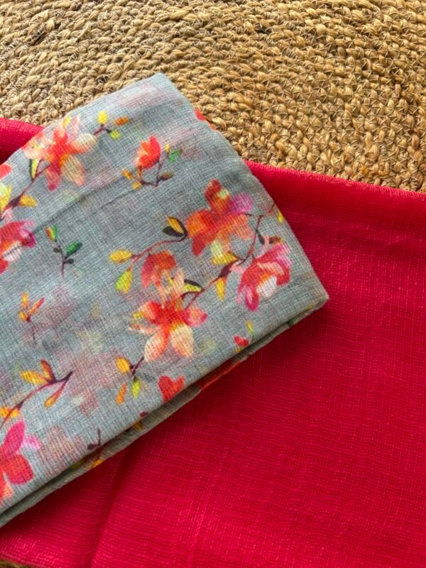 IMG_5641 SILK KOTA TOP AND KOTA COTTON PRINTED DUPATTA - Image 4