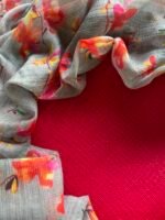 SILK KOTA TOP AND KOTA COTTON PRINTED DUPATTA