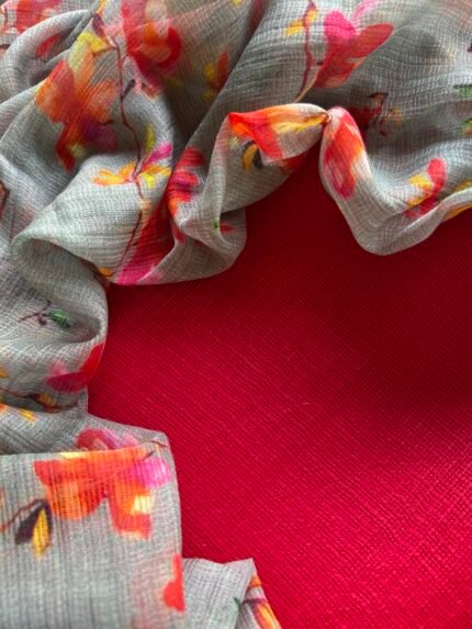 SILK KOTA TOP AND KOTA COTTON PRINTED DUPATTA