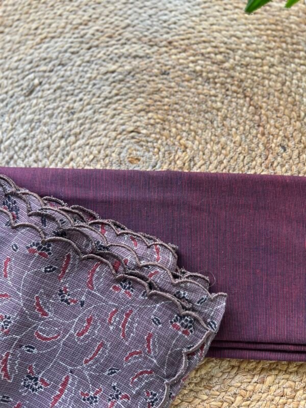 IMG_5659 COTTON TOP AND AJRAK KOTA DUPATTA - Image 5
