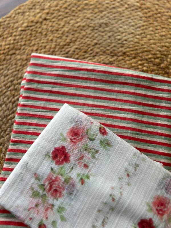 IMG_5667 LINEN TOP AND KOTA PRINTED DUPATTA - Image 5