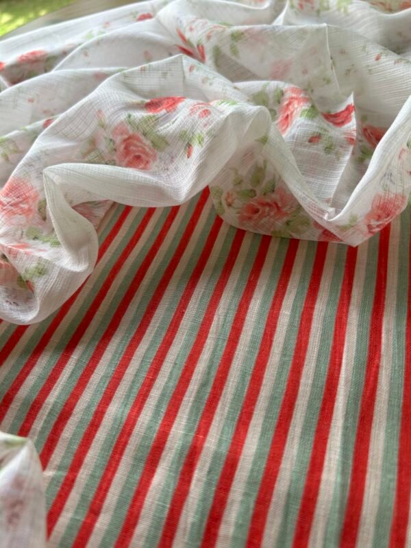 IMG_5679 LINEN TOP AND KOTA PRINTED DUPATTA - Image 2