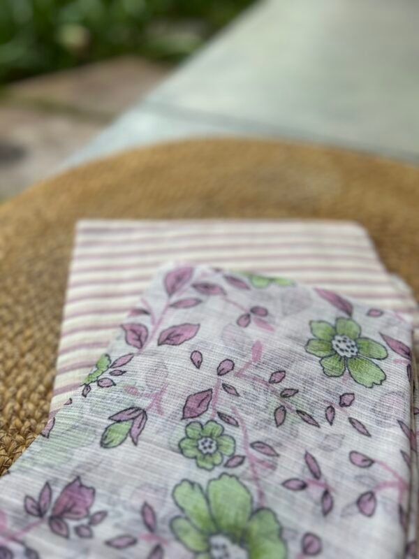 IMG_5850 LINEN TOP AND KOTA PRINTED DUPATTA - Image 5