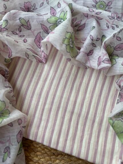 LINEN TOP AND KOTA PRINTED DUPATTA