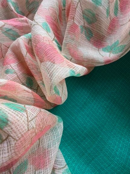 SILK KOTA TOP AND KOTA PRINTED DUPATTA