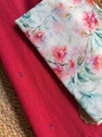 MUL CHANDERI SILK TOP AND KOTA PRINTED DUPATTA - Image 2
