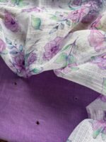 MUL CHANDERI SILK TOP AND KOTA PRINTED DUPATTA - Image 5