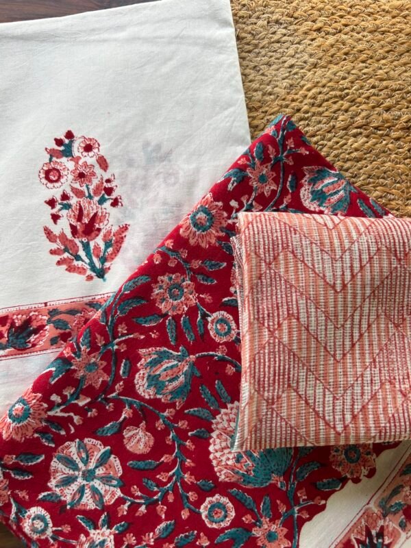 COTTON TOP AND BOTTOM WITH KOTA PRINTED DUPATTA - Image 3