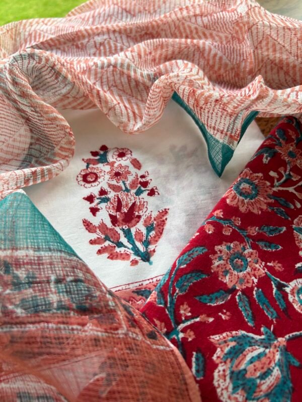 COTTON TOP AND BOTTOM WITH KOTA PRINTED DUPATTA - Image 6