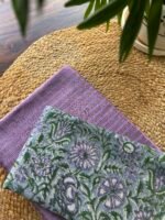 CHANDERI ZARI STRIPES TOP AND CHANDERI PRINTED DUPATTA - Image 5