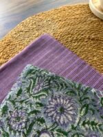 CHANDERI ZARI STRIPES TOP AND CHANDERI PRINTED DUPATTA - Image 3