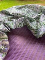 CHANDERI ZARI STRIPES TOP AND CHANDERI PRINTED DUPATTA - Image 2