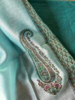 CHANDERI ZARI STRIPES TOP AND CHANDERI PRINTED DUPATTA - Image 7