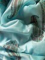 CHANDERI ZARI STRIPES TOP AND CHANDERI PRINTED DUPATTA - Image 5