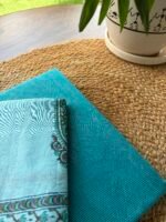 CHANDERI ZARI STRIPES TOP AND CHANDERI PRINTED DUPATTA - Image 2