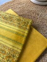 CHANDERI ZARI STRIPES TOP AND CHANDERI PRINTED DUPATTA - Image 3