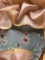 CHANDERI PRINTED TOP AND CHANDERI DUPATTA - Image 5