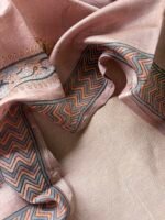 CHANDERI ZARI STRIPES TOP AND CHANDERI PRINTED DUPATTA - Image 2