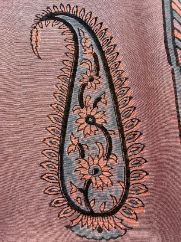 CHANDERI ZARI STRIPES TOP AND CHANDERI PRINTED DUPATTA - Image 6