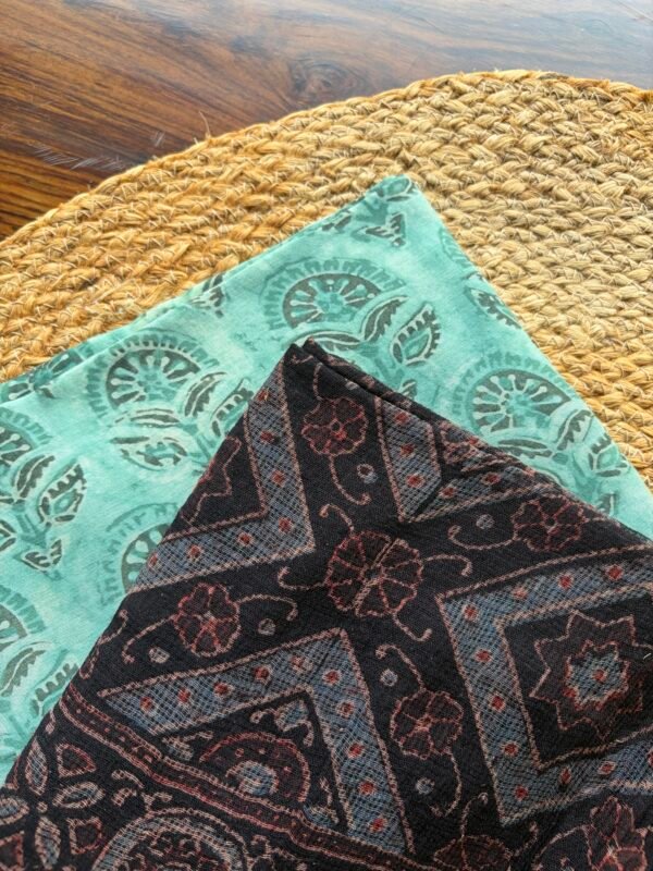 IMG_6976 MODAL PRINTED TOP AND AJRAK KOTA DUPATTA - Image 3