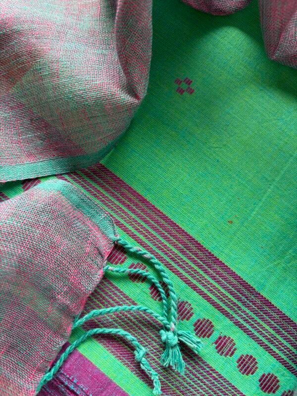 IMG_7045 COTTON TOP AND LINEN DUPATTA - Image 4