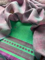 COTTON TOP AND LINEN DUPATTA