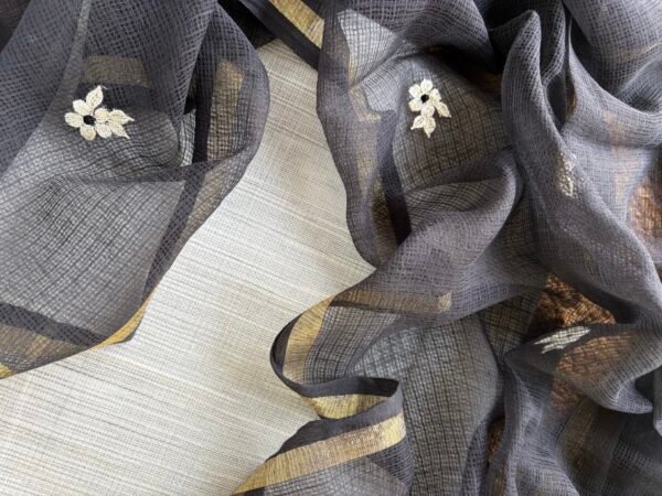 COTTON TOP AND KOTA EMBROIDED DUPATTA - Image 3