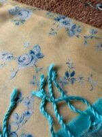 PRINTED SILK COTTON TOP AND LINEN DUPATTA - Image 4