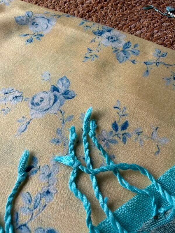 IMG_7190 PRINTED SILK COTTON TOP AND LINEN DUPATTA - Image 4