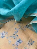 PRINTED SILK COTTON TOP AND LINEN DUPATTA - Image 6
