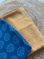 CHANDERI SILK COTTON TOP AND LINEN DUPATTA - Image 6